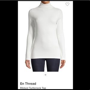 White Turtleneck